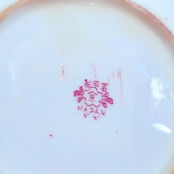 Antique Porcelain Hand Painted Cup & Saucer Early 1900’s Japanese Geisha Scene - Picture 8 of 10